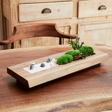 Load image into Gallery viewer, Solid wood x plants M #13195-6