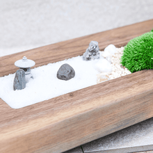 Load image into Gallery viewer, Solid wood x plants M #13195-6