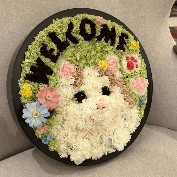 しろちゃんさま専用　三日月型かんざし〈Bouquet・浅縹flower・盛り〉 しろちゃんさま専用 三日月型かんざし〈Bouquet・浅縹flower