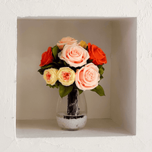 画像をギャラリービューアに読み込む, Rametto with garden roses てまりローズのラメット #13370