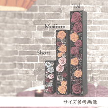画像をギャラリービューアに読み込む, Dozen Roses Box Tall ダズンローズ ボックス トール #10893-24