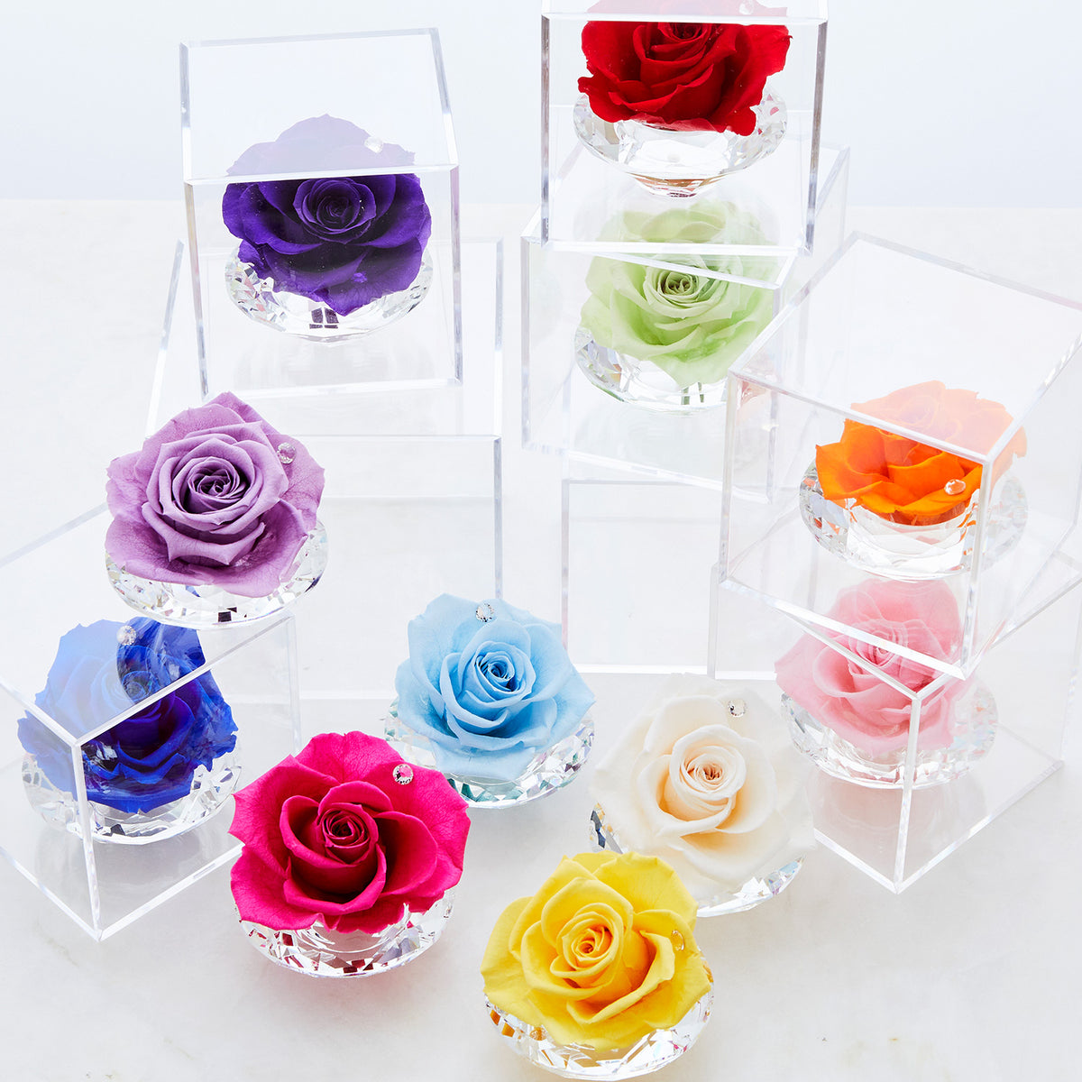 Crystal Rose ~クリスタルローズ~ #9955 – GINZA SOBI FLOWERS