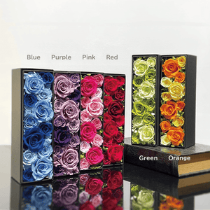 12 Roses in tall box: #10893