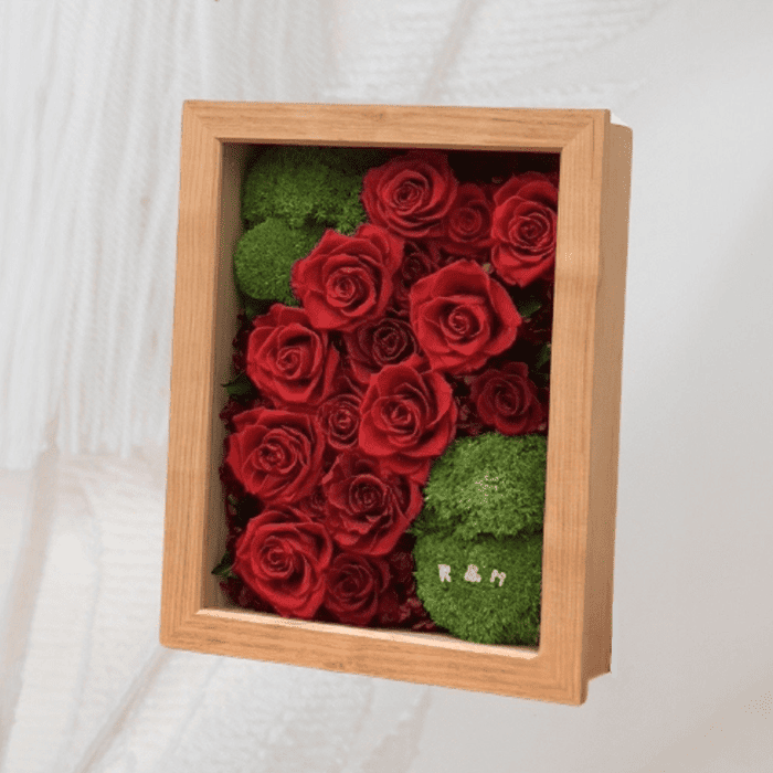 プロポーズ 薔薇 リゾットフラワー 特注 オリジナル 婚約 インテリアにも プロポーズ 薔薇 リゾットフラワー 特注 オリジナル 婚約 インテリアにも