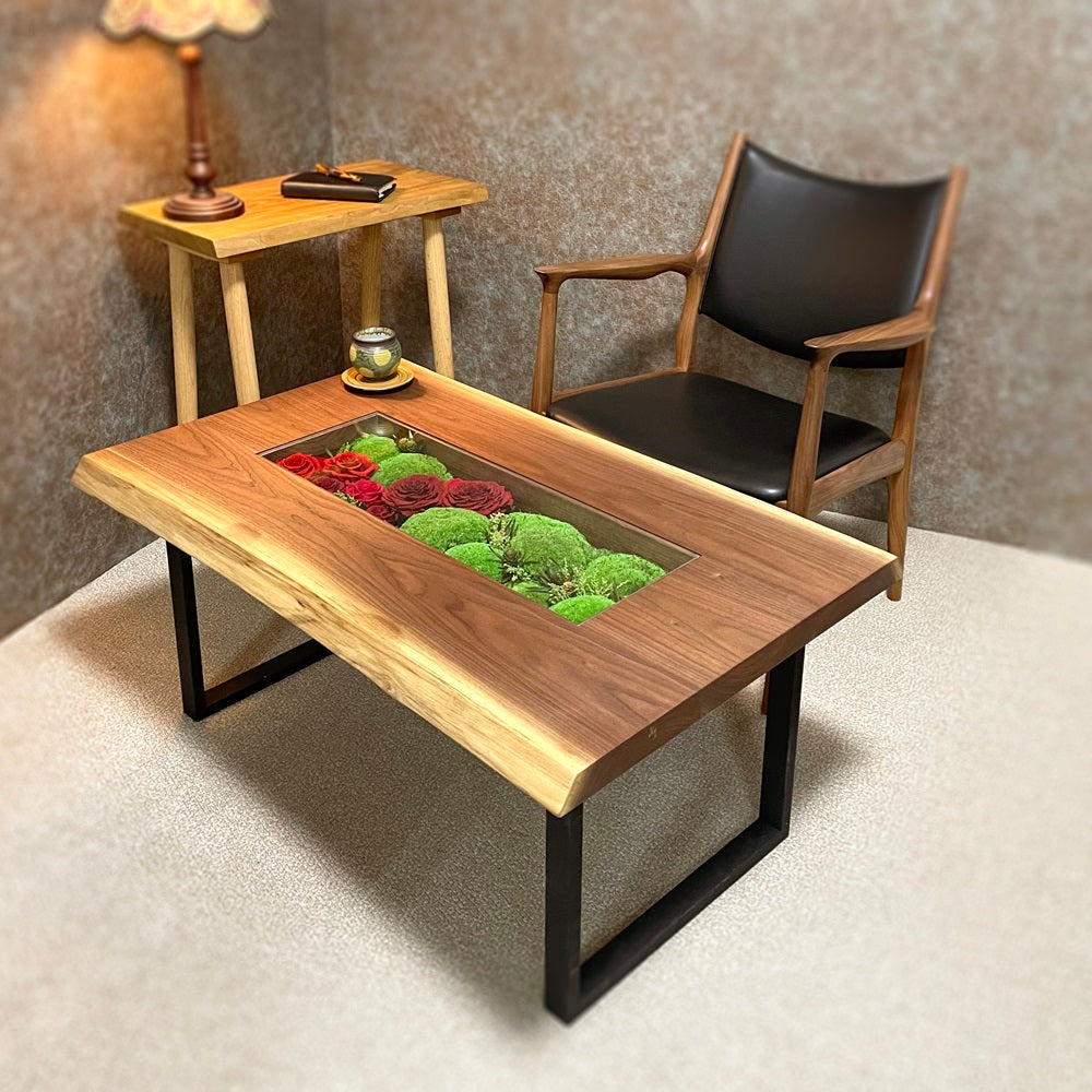 SWEDESE Flower 浅黒い Table スウェデッセ フラワーテーブル