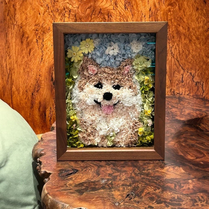 【 My love flower 】秋田犬 #13605