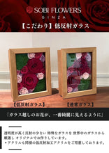 Load image into Gallery viewer, My love flower  2匹プラン　桜の木のガラス付きフレーム　#13222
