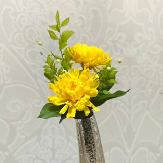 Dean Flowers vase x mum 菊のアレンジ　#12753