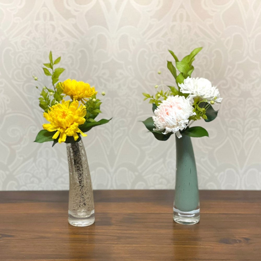 Dean Flowers vase x mum 菊のアレンジ #12753 – GINZA SOBI FLOWERS