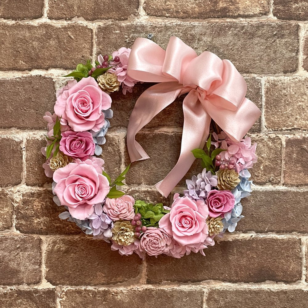 Wreath（リース）| 最 高級プリザーブドフラワー・家具の ギフト通販| 【公式】GINZA SOBI FLOWERS（ソビフラワー  ズ）オンラインショップ